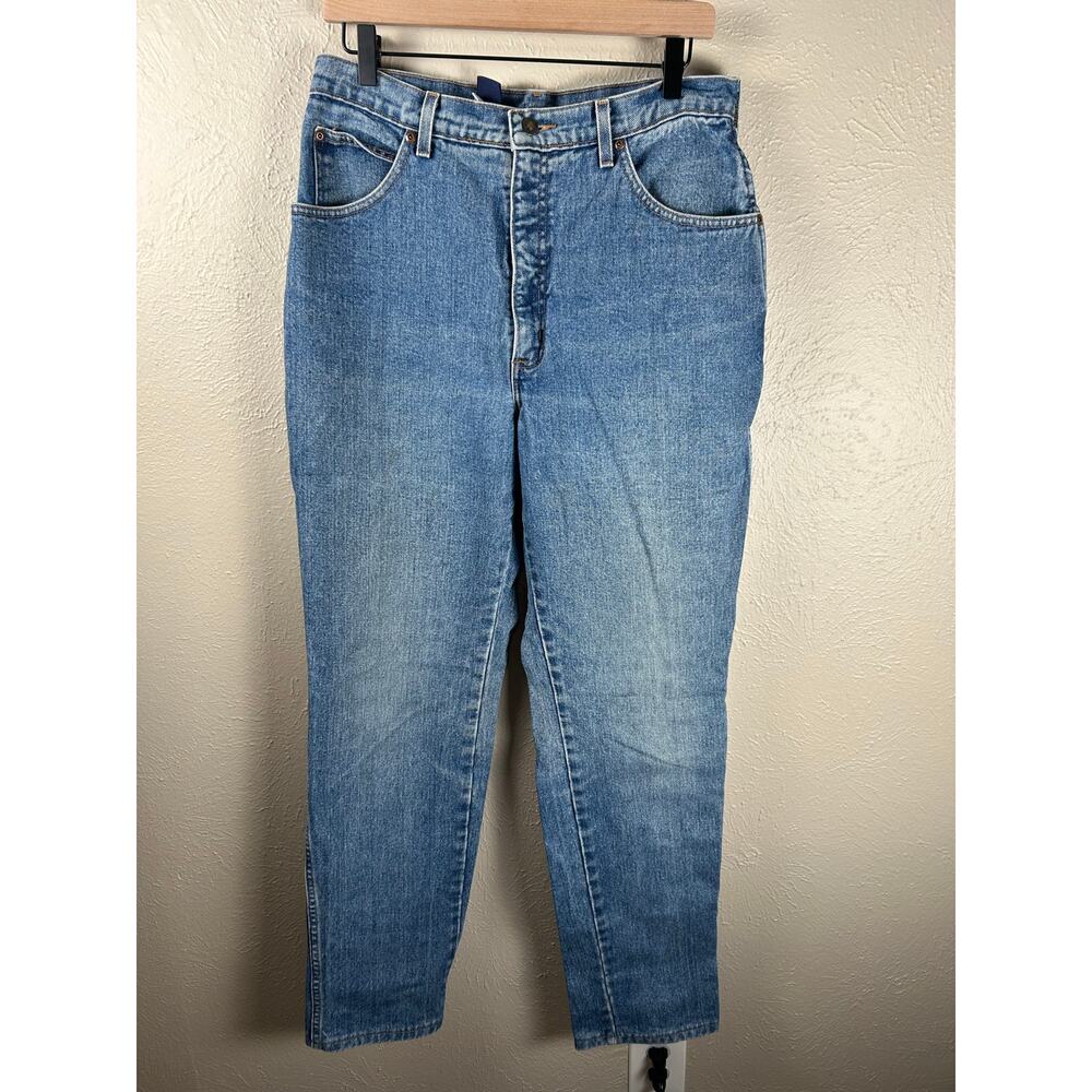 Lands End Jeans Women's Size 12 Straight Leg Denim Y2K Light Wash Spring Pants